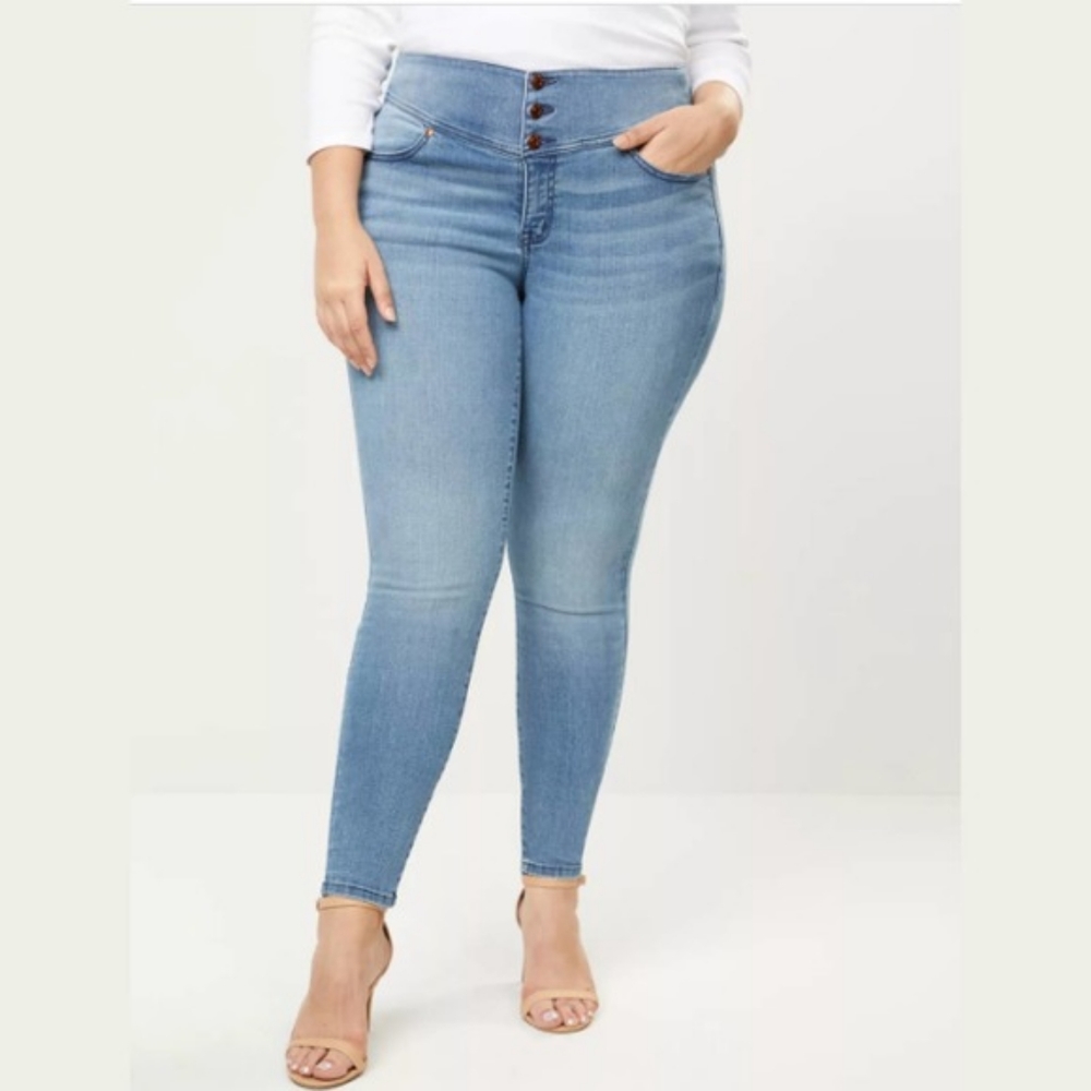 Lane Bryant Light Blue High Rise Jeans